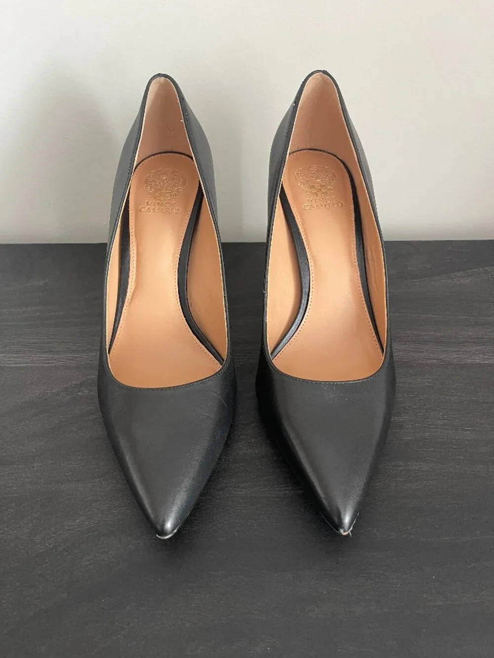 Vince Camuto Black Ableen Pump Heels - Women's Size 10M